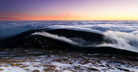 Sea in mountains