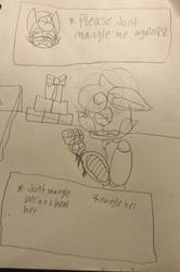 Please don't mangle me again!! (Comic preview)