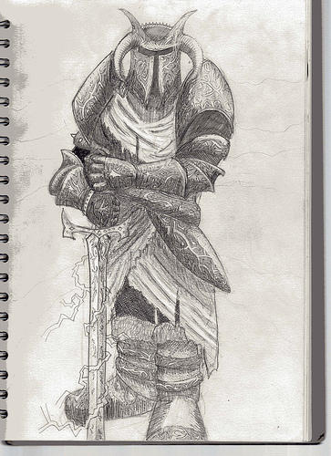 crappy knight drawing by Monfitz on DeviantArt