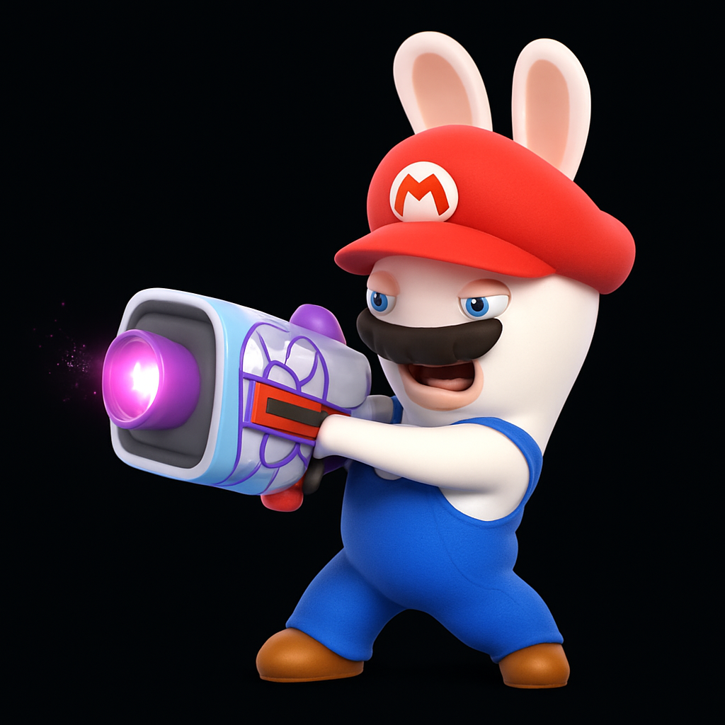 Mario Rabbid Normal Rabbid Mario Joins the Battle by Krezk on DeviantArt