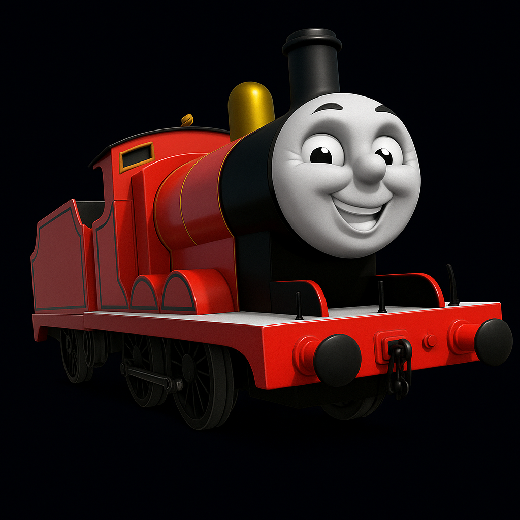 James the Red Engine Joins the Battle by Krezk on DeviantArt
