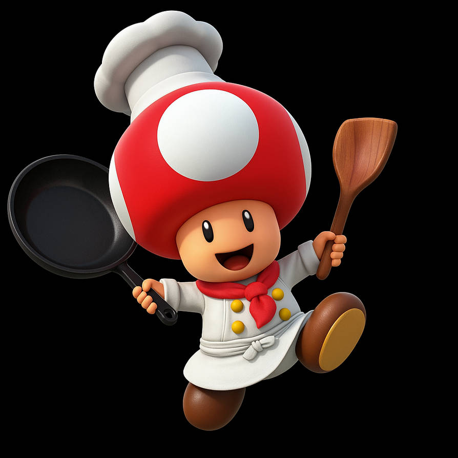 8 Bit Chef Toad Chef Toad Joins the Battle by Krezk on DeviantArt