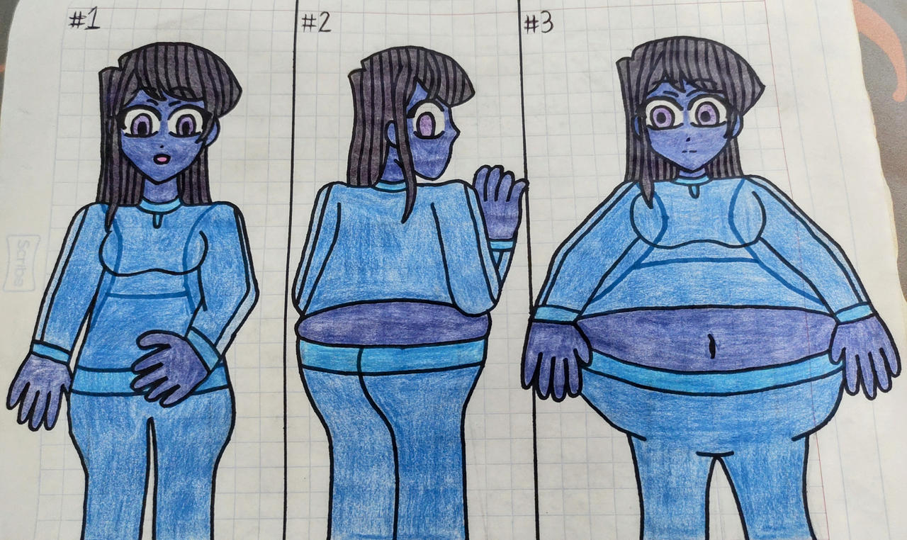 Comki Body Komi is swelling up like a blueberry by Marito18 on DeviantArt