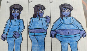 Komi is swelling up like a blueberry