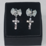 Bows and crosses (Stud Earrings)