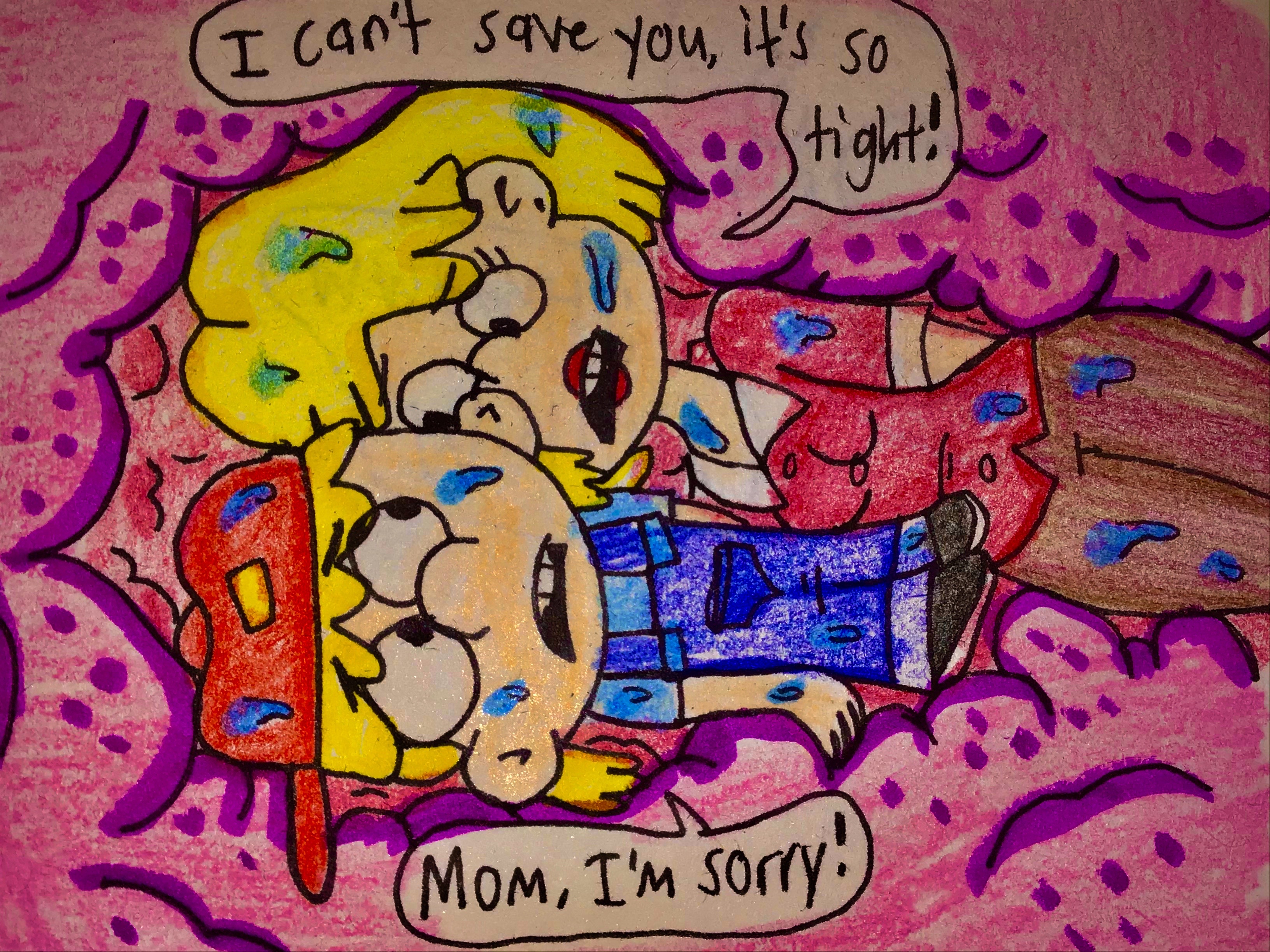 Deviantart Rita The Snake Lana and Rita trapped in the Snake's Stomach by lileehilee on DeviantArt