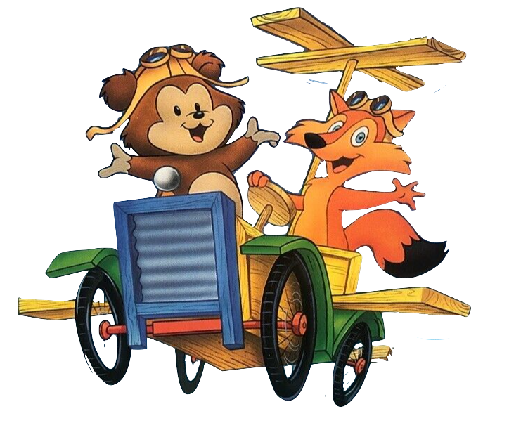 Buttons and Rusty in The Adventure Machine Vector by CartoonPNGs on ...