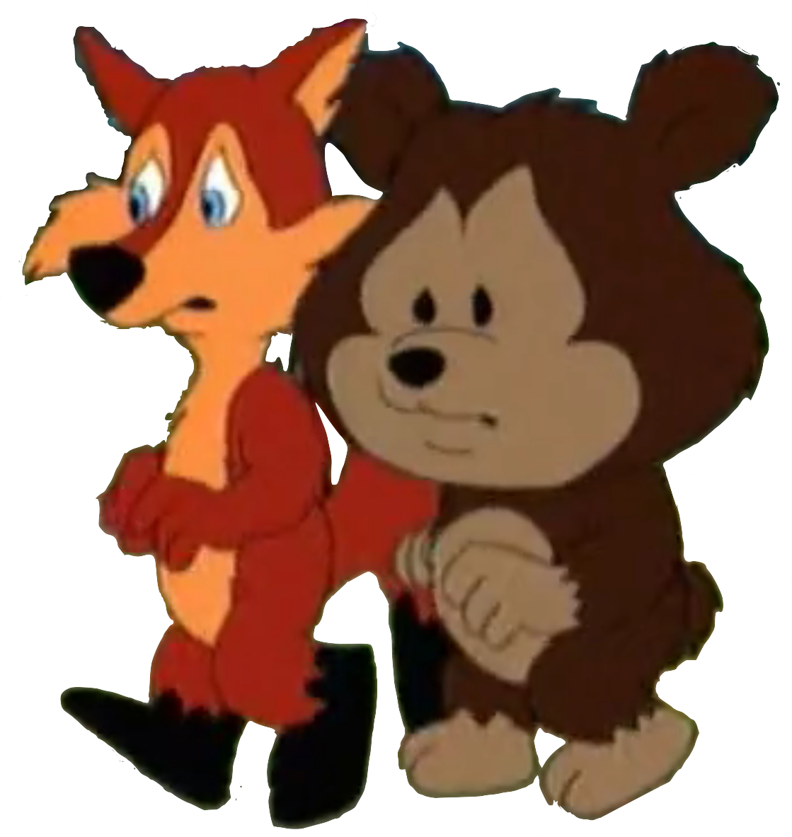 Buttons and Rusty Sad by CartoonPNGs on DeviantArt