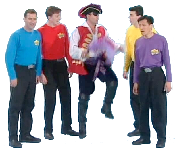 The Wiggles and Captain Feathersword by CartoonPNGs on DeviantArt