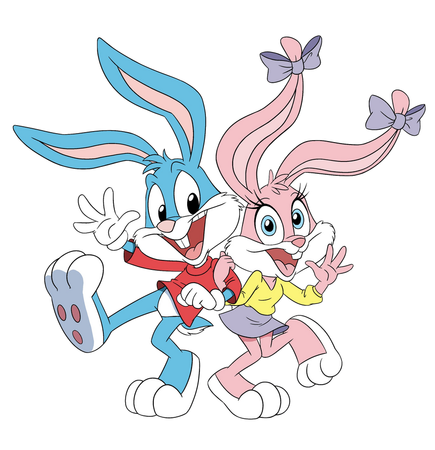 Buster Bunny and Babs Bunny by CartoonPNGs on DeviantArt