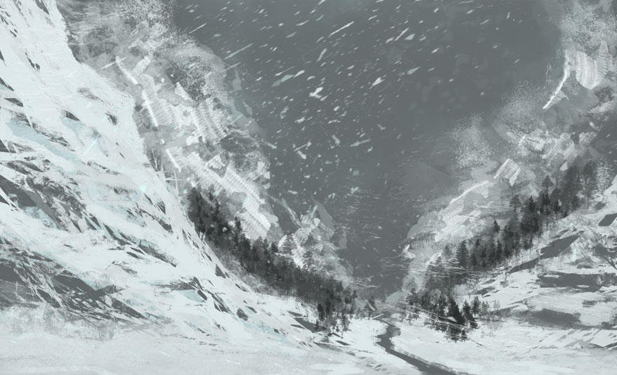 Snow storm game Snow storm game