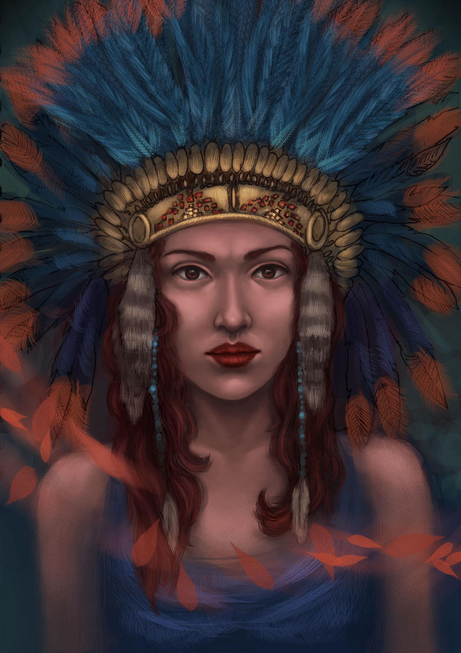 Inca girl by la-Structure-du-Ciel on DeviantArt