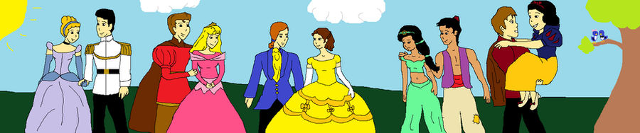 Disney Duo Deviantart Disney Couples by marbearflair on DeviantArt