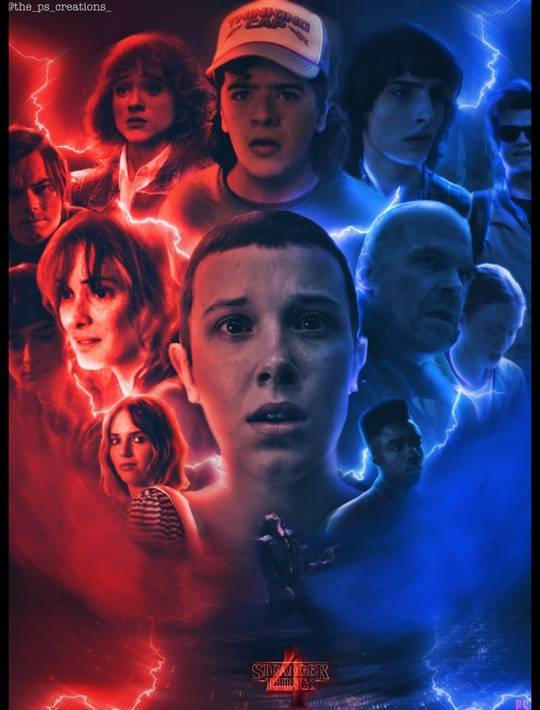 Stranger Things S4 fan poster by ThePsCreations on DeviantArt