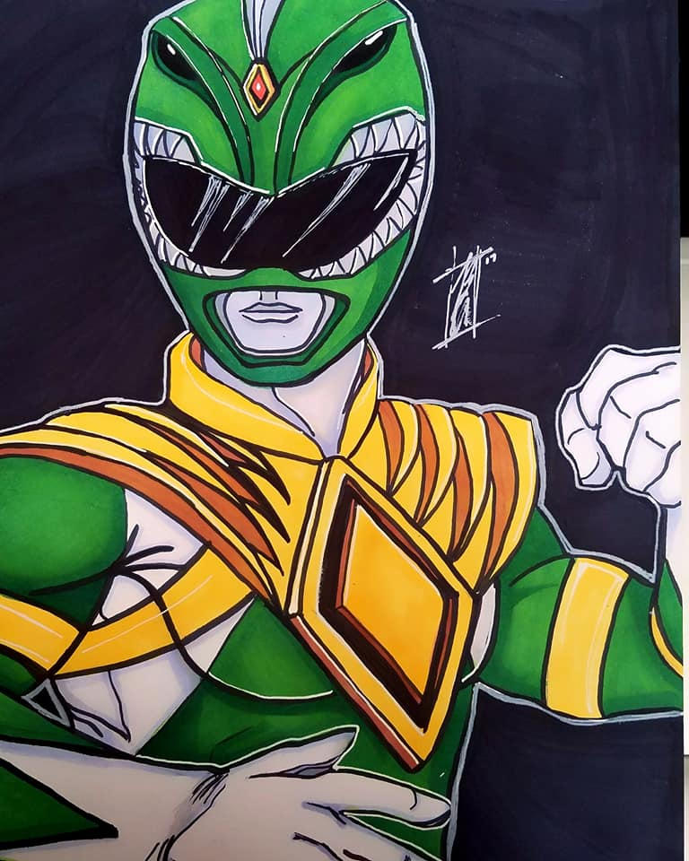 Green Ranger Backhand Green Ranger by TheExodusAvenger on DeviantArt