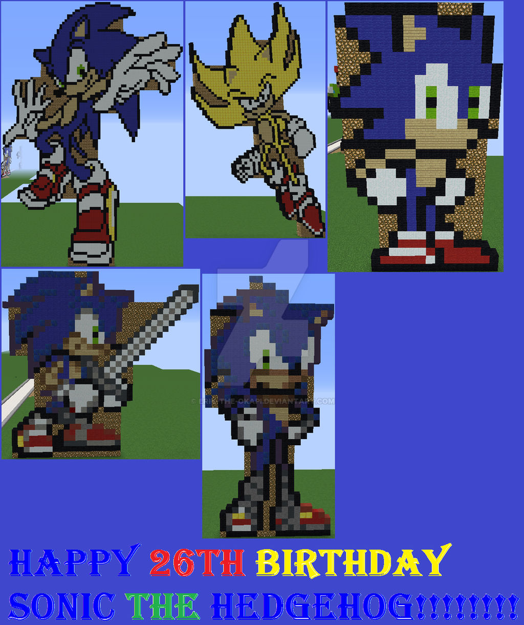 Happy 26th Birthday Sonic the Hedgehog!!!!!!!!