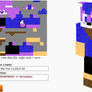 Purple the Fox in Minecraft