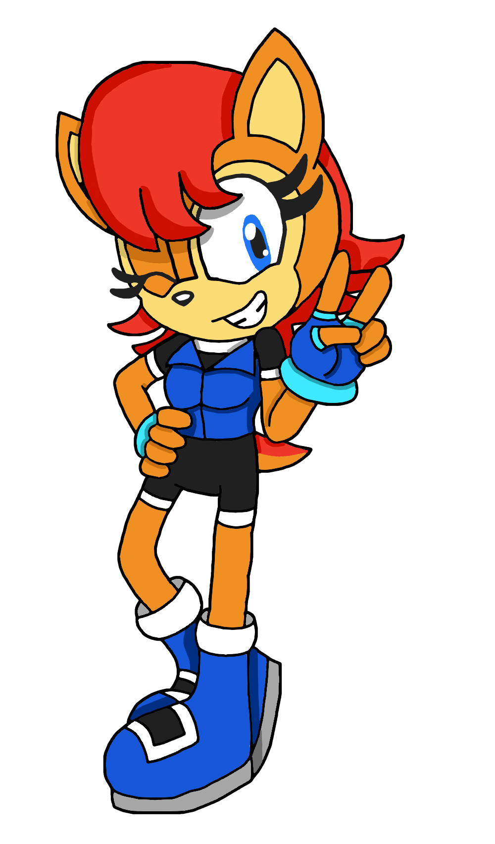 Sally Acorn by EriktheOkapi on DeviantArt