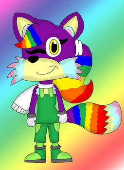 Niji The Rainbow Fox By Nycollascoser