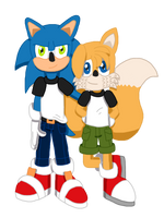 Contest Entry - Movie Sonic and Tails by Erik-the-Okapi