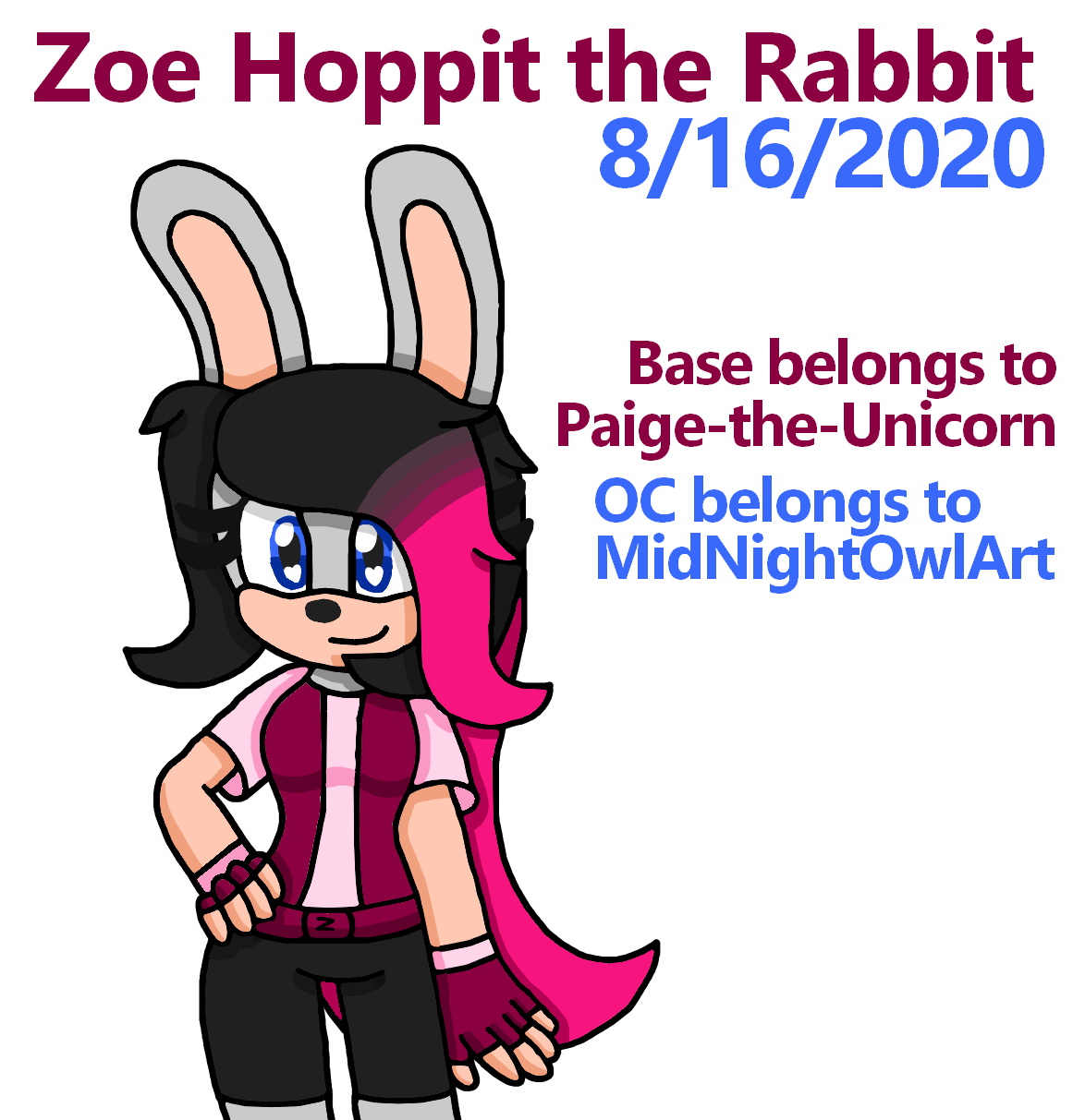 Zoe the Rabbit (GIFT) by Erik-the-Okapi on DeviantArt