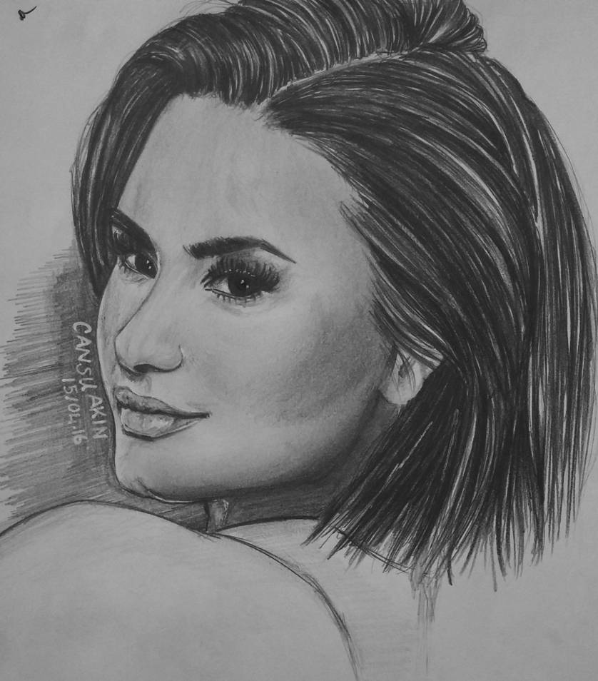 Demi Lovato Drawing by CansuAkn on DeviantArt