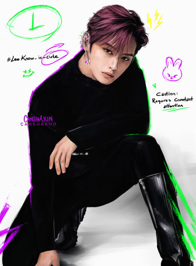 stray kids - lee know by CansuAkn on DeviantArt