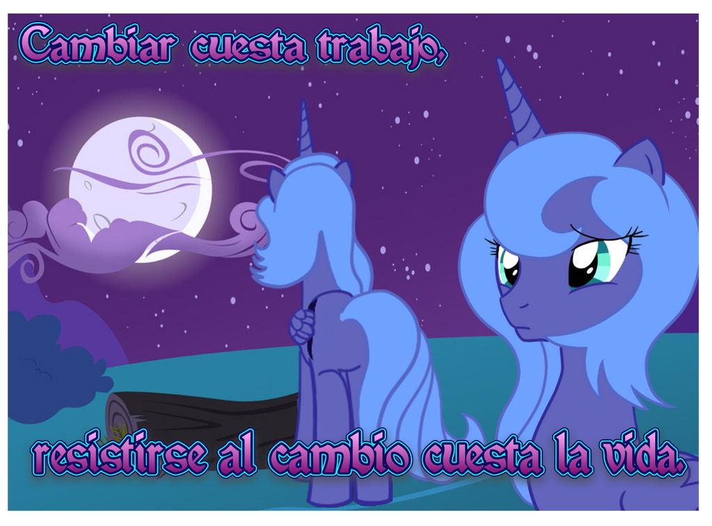 Luna recuerda palabras sabias