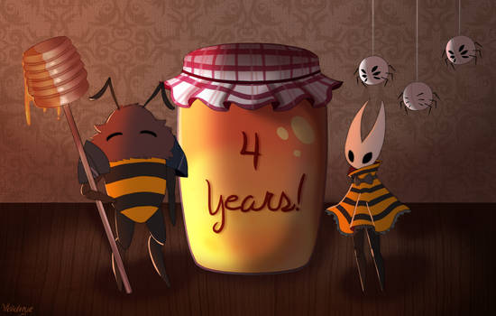 Hollow Knight 4 Year Anniervsary