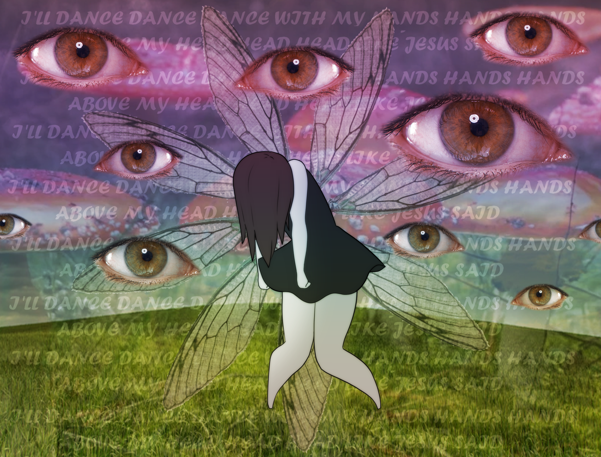 Weirdcore Art - Multi Eyes by ainight on DeviantArt