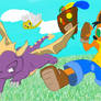 Crash and Spyro