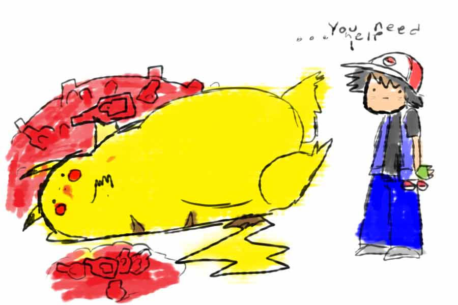 Pikachu Help Pokemon: Pikachu needs help by Skip-Through-Time on DeviantArt
