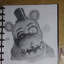 Withered Freddy Pencil Drawing