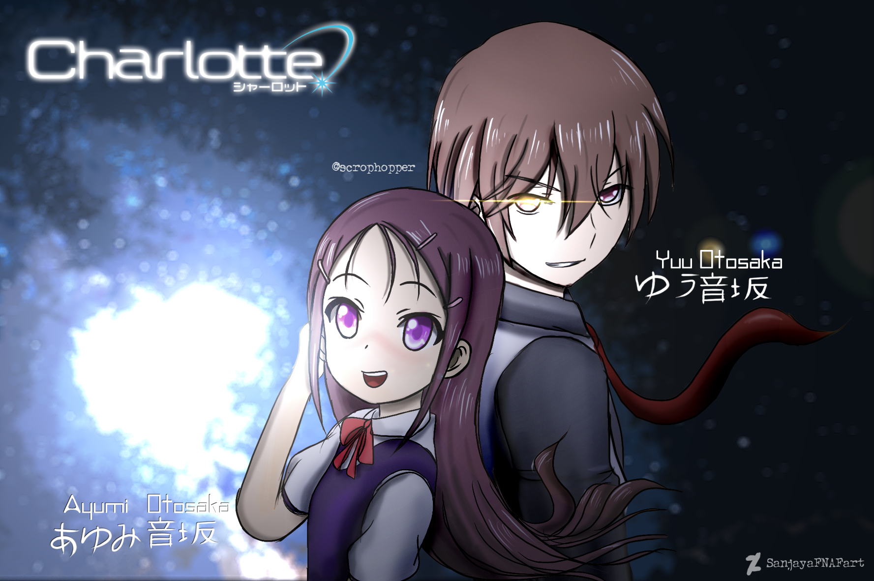 Ayumi And Yu Otosaka From Charlotte By Scrophopper On Deviantart Ayumi And Yu Otosaka From Charlotte By Scrophopper On Deviantart