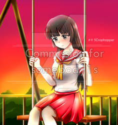 Nozomi (Elfen Lied) Fanart | Commission