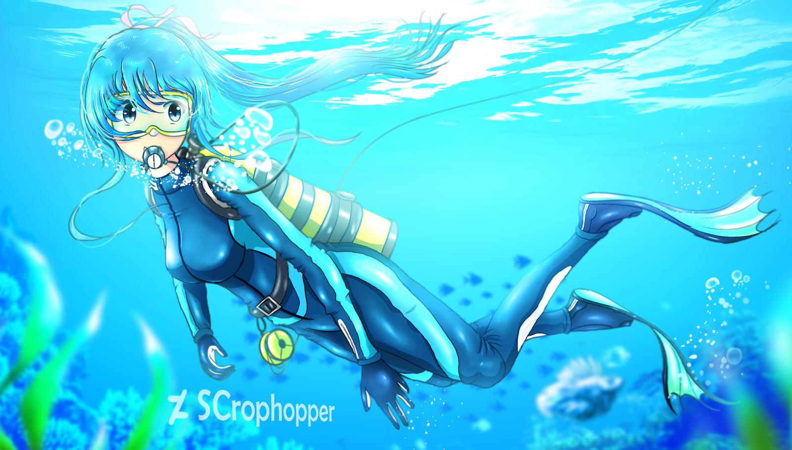 Fixies Characters. Deviantart Fixie Scuba Diving (reMake) | OC by SCrophopper on DeviantArt