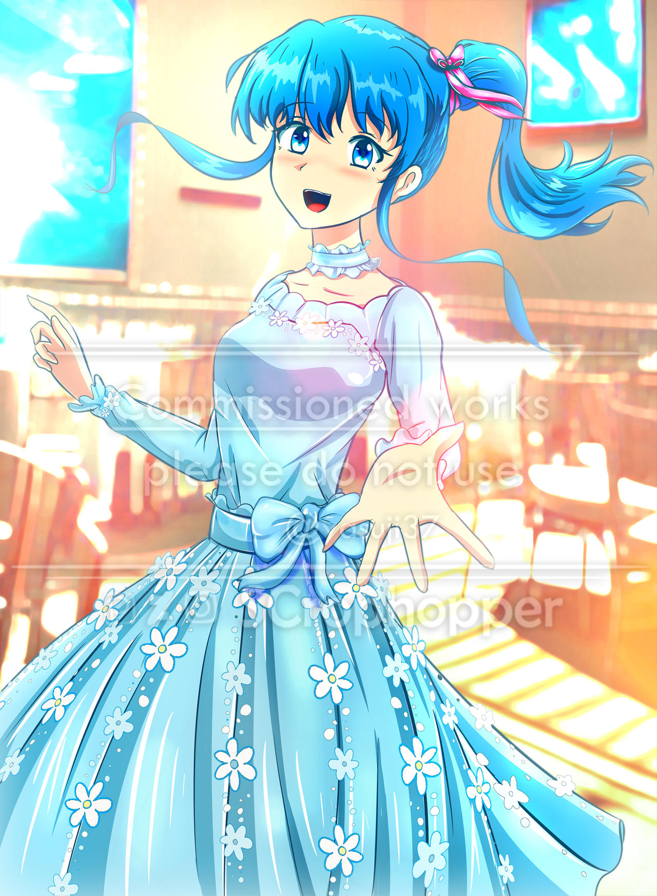 Fixie Funutaime in Dress | Commission by SCrophopper on DeviantArt