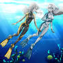 Stelle and Firefly Scuba Diving #2 | Commission