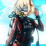 Nishigiki Chisato Wetsuit 2 | Fanart