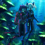 Seele and Bronya Scuba Diving 1/3 | Commission