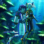 Seele and Bronya Scuba Diving 3/3 | Commission