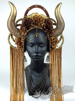 Horned Goddess Headdress