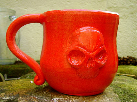 Commissioned Mug red skull