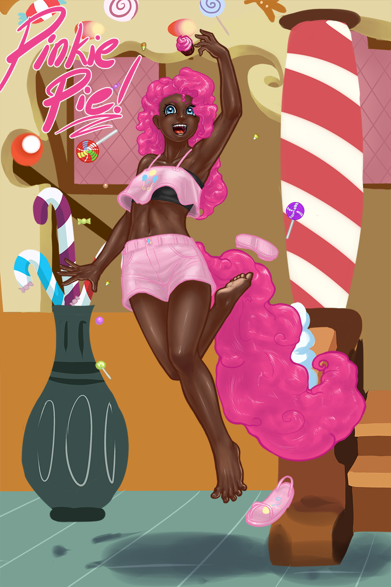 Pinkie Pie humanized