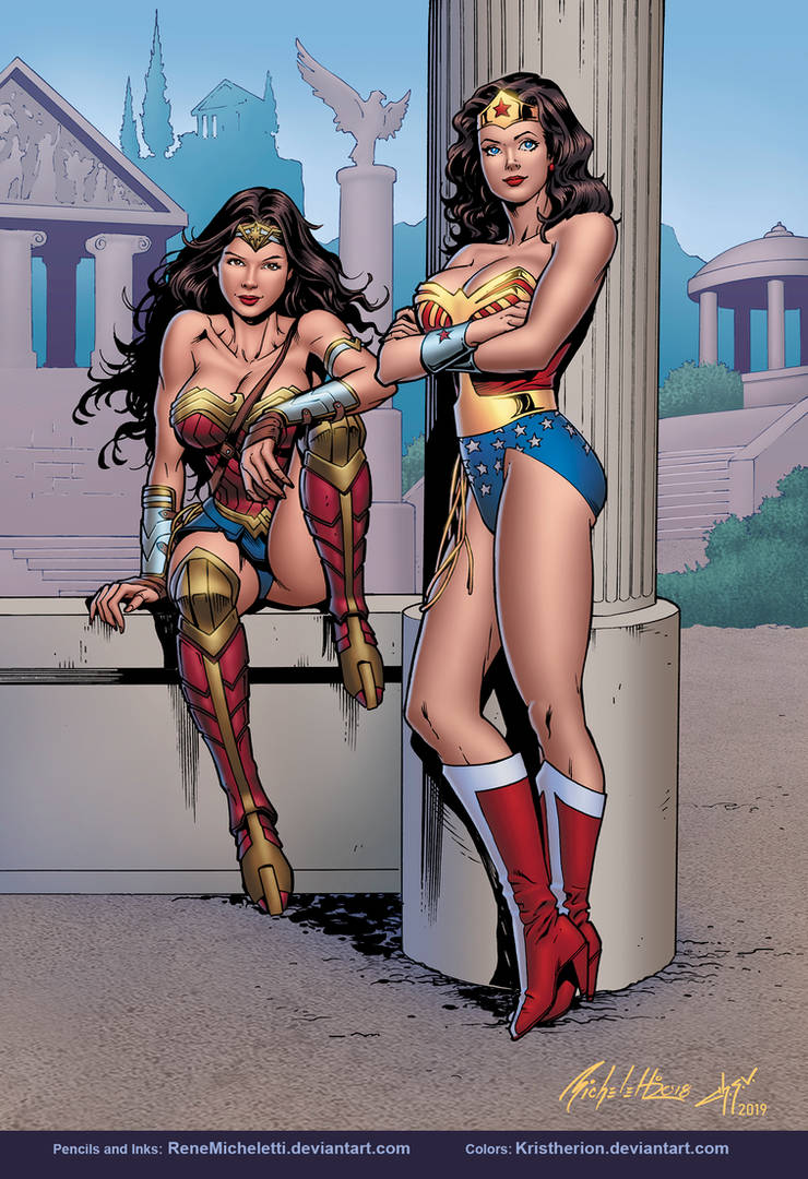 Carter Gadot Wonder Woman by Rene Micheletti