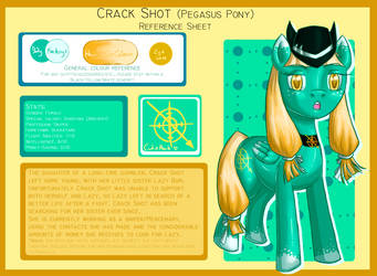 Ref Sheet- Crack Shot by fivedollarponies