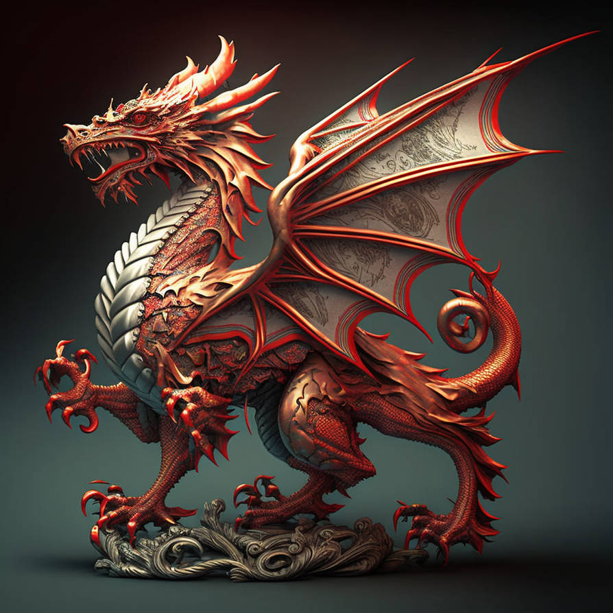 Welsh dragon by purplerhino on DeviantArt