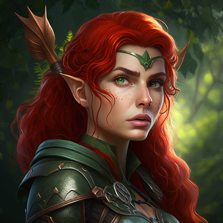 Elf ranger 2 by purplerhino on DeviantArt