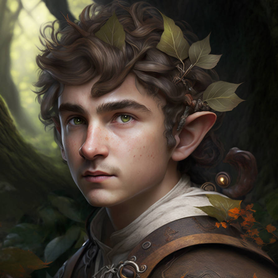Halfling Druid by purplerhino on DeviantArt