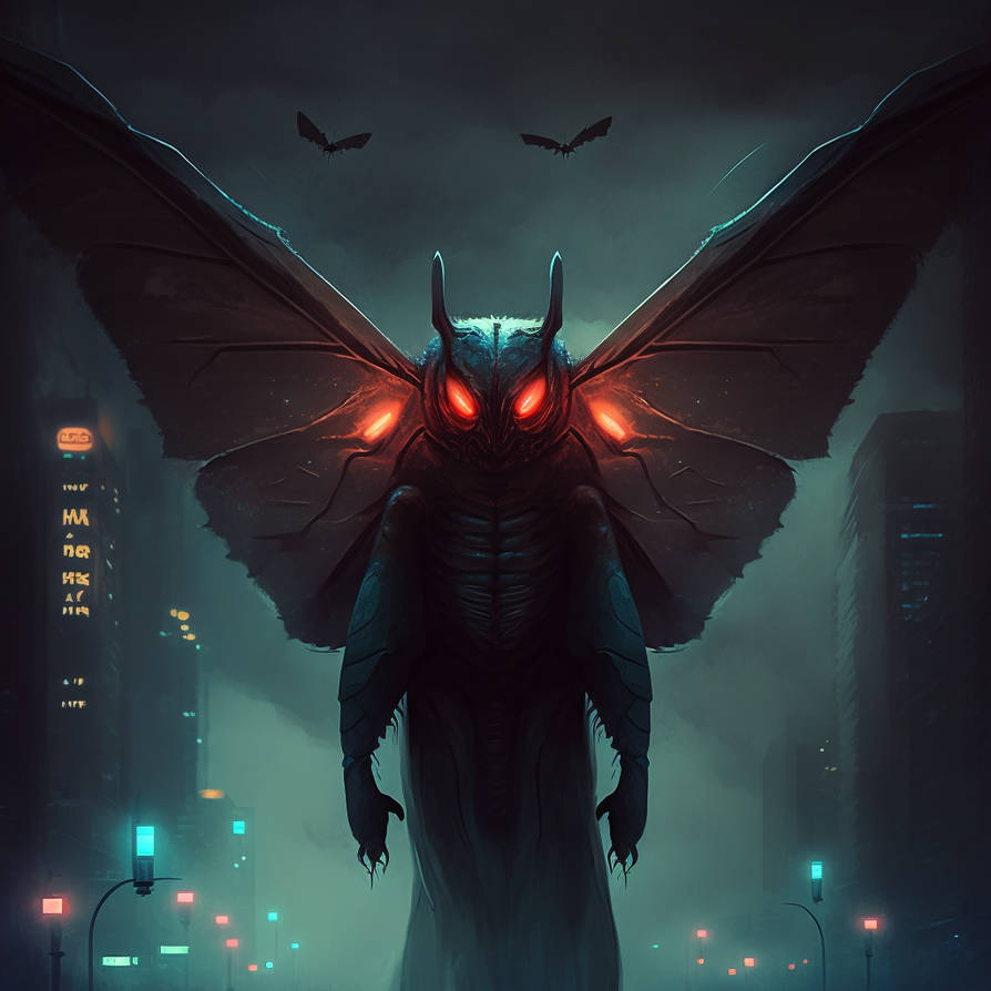 Low Poly Mothman Mothman by purplerhino on DeviantArt
